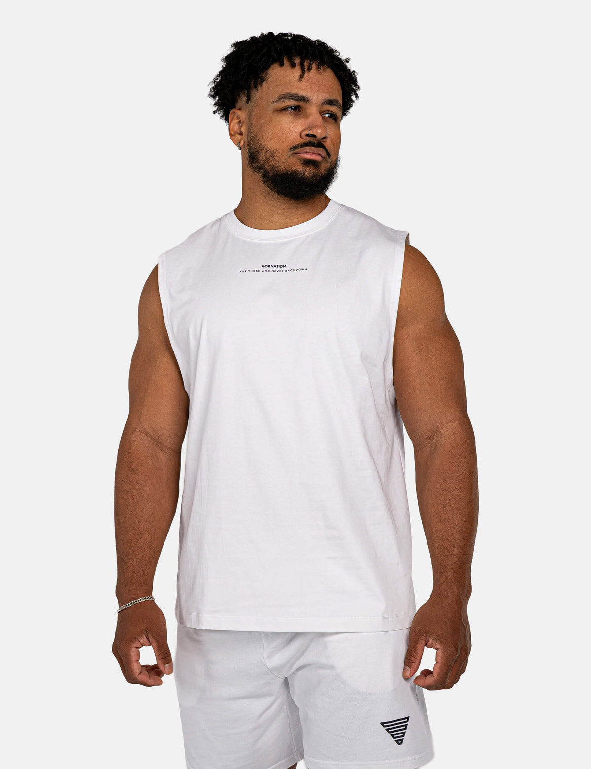 Anime Oversized Tank Top Strength Men