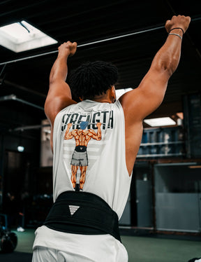 Anime Oversized Tank Top Strength Men