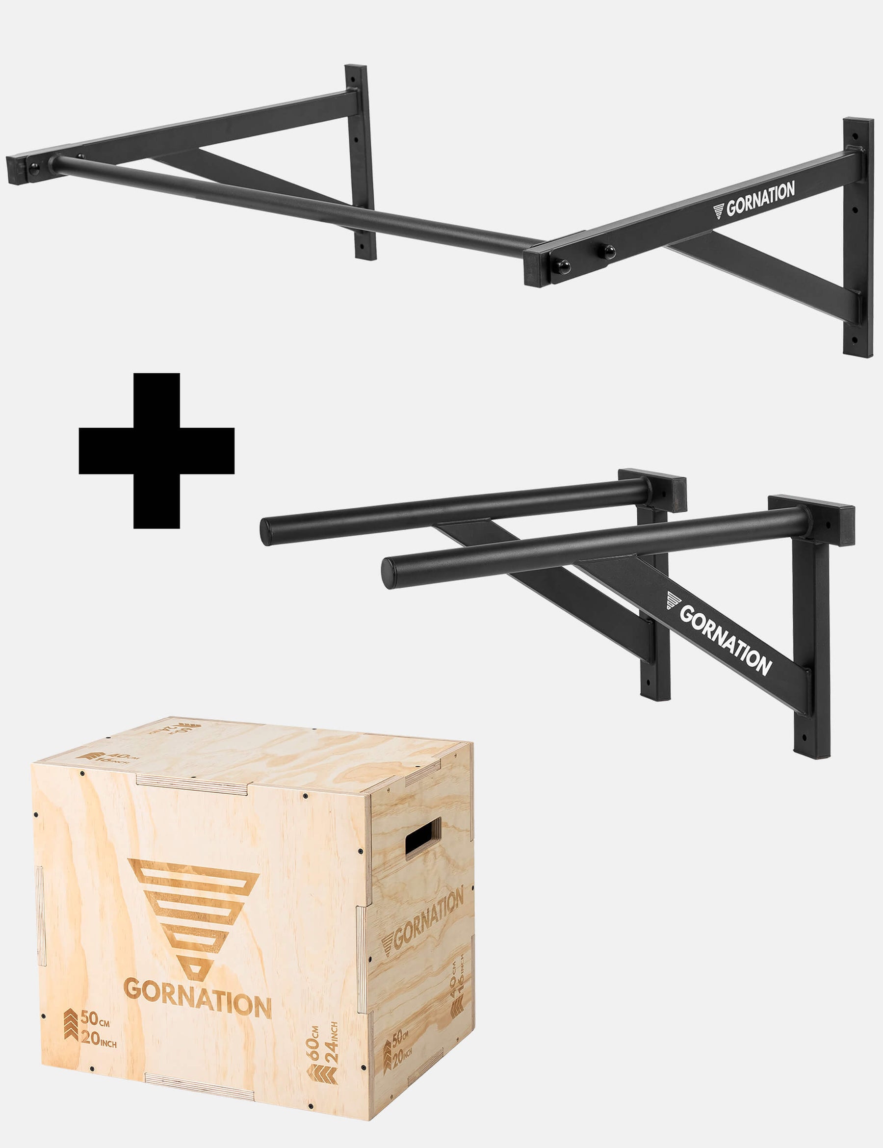 Wall Mounted Pull Up Bar Large