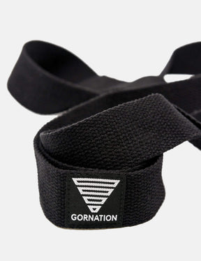 Detail shot of the cary straps for Gornation's parallettes.